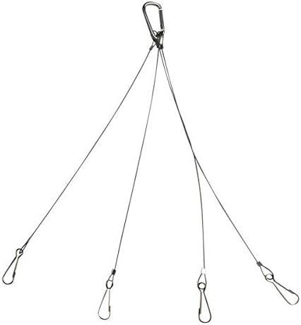 Hanging Basket Plant Hanger Holders for Indoor and Outdoor Plants, LED Grow Light Aquarium Tank Lamp,Stainless Steel Rope