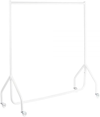 The Shopfitting Shop White Childrens Clothes Rail 4ft Long x 4ft High Heavy Duty Junior Garment Rack, 4ft x 4ft