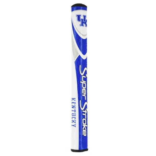 SuperStroke NCAA Golf Putter Grip, Mid Slim 2.0, Univ of KY, Blue/White