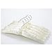 LUXEHOME Satin Padded Hangers for Delicate Wedding Dresses; Silk Hangers with Anti-Rust Heavy Duty Swiveling Chrome Hook for Winter Sweaters, Coats, Suit, Ivory White, Pack of 5 primary