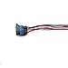 Motoparty for 4L60E 4L80E Neutral Safety Switch Connector Pigtail,7 Wire Transmission MLPS Switch Connector Pigtail