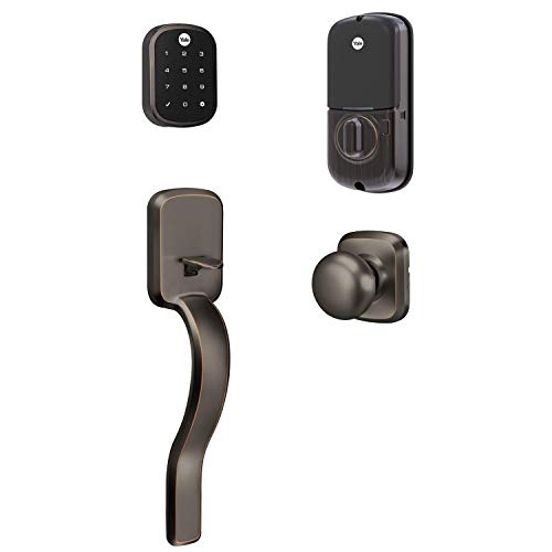 Yale Assure Lock SL, Wi-Fi Smart Lock with Ridgefield Handleset - Works with the Yale Access App, Amazon Alexa, Google…