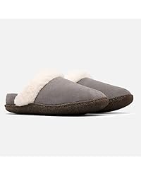 Sorel Nakiska Slide II - Pantuflas para mujer (ante y forro de piel sintética)