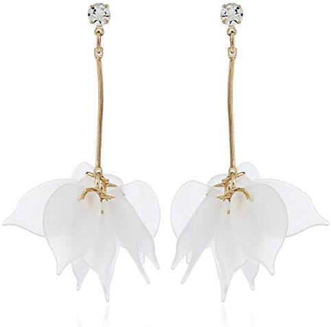 2019 New flower handmade bohemia boho earrings women fashion long hanging earrings wedding earings party