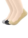 Zando Womens Anti-slip Low Cut Loafer Socks Anti-skidding Lace Hidden No Show Liner Socks F 3 Pairs 2 One Size:8.5"-9.5"(Shoe Size:5-8)