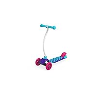 YBIKE Kids GLX Cruze 3-Wheel Kick Scooter, Raspberry