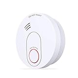 10 Years Battery-Operated Smoke and Fire Alarm/Detector(Not Hardwired) with Silence Button and 10-hours Eliminates Late Night Low Battery Chirps Mode Photoelectric Sensor & UL Listed Smoke&Fire Alarm