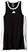 adidas Performance Girls Court Tank Top, Black, Medium