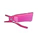10PC Plastic Nail Art Soak Off Cap Clip UV Gel Polish Remover Wrap (Hot Pink)