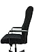 BCP Stripe Stretch Office Chair Cover Chair Pad Chair Slipcover, L Size (Black)