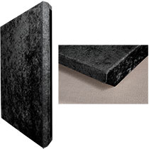 Angled views of the Auralex SonoLite Bass Trap - Black