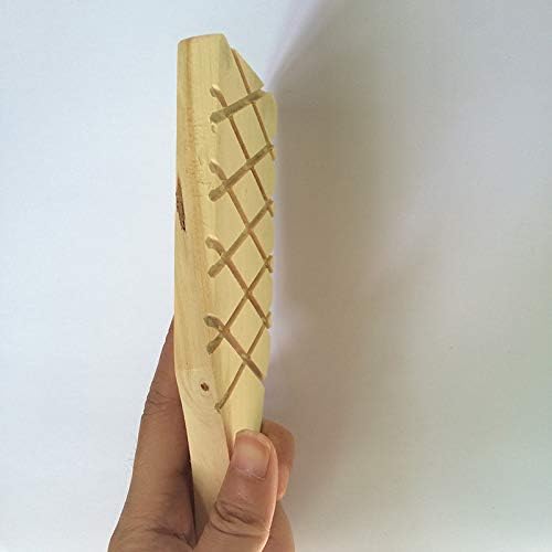 Textured Shaper Wooden Paddles Cambered Pottery Ceramic Clappers Clay Texture Tools 20X7cm Discount Pottery Supplies