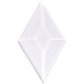 1.5"X2.5" Diamond Clear Glass Bevel 10 Pack