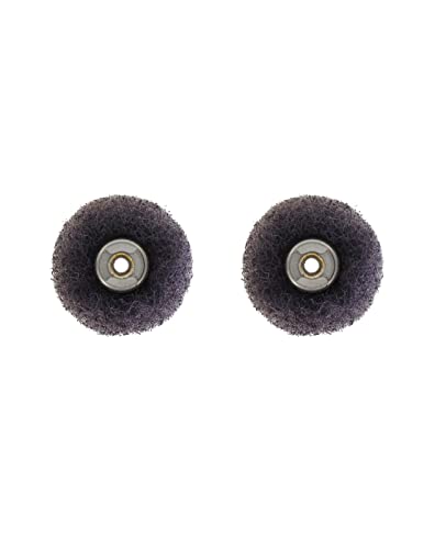 Dremel 511S EZ SpeedClic Abrasive Buffs 2-pack, 2 Finishing Buffs (25 mm, Grit 180/280) for Cleaning and Light Sanding