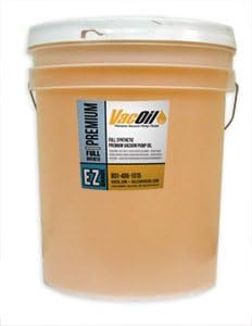 VacOil® Elite Z Grade Vacuum Pump Oil | 5 Gallon for Edwards, Welch, Leybold, Agilent, High Grade, Molecularly Distilled & Increases Vacuum Pump Life