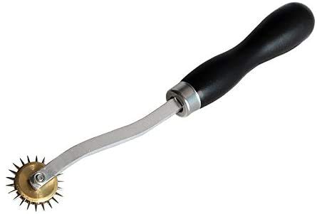 4MM Sewing Roulette Spacer Wheel Tools Pricking Wheel-Leather Punching Hole Maker Paper Cloth Overstitch Craft Tool