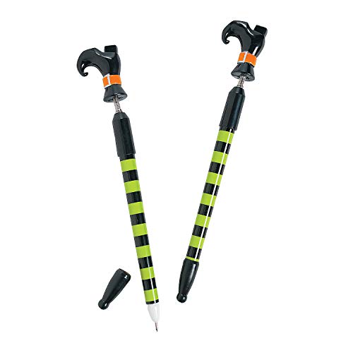 Fun Express - Witches Shoe Pens for Halloween - Stationery - Pens - Pens - Novelty - Halloween - 12 Pieces