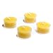 Bluecorn 100% Pure Beeswax Tealight Candles | Natural Beeswax, Yellow Tea Light | Long Burn (4-5 Hours) | Soy, Paraffin, & Fragrance Free, Bulk 48-Pack