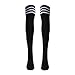 Voberry® Autumn Retro Knee High Tube Thigh High Socks Over Knee Girls Football Socks