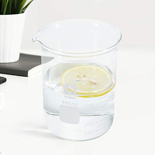 Glass Beaker Set Borosilicate Glass Measuring Low Form 50/100/250ml 3 Pack Graduated Beakers (3)
