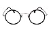 Agstum Handmade Retro Round Prescription Optical Eyeglasses Frame Rx 43mm (Black)