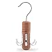 HANGERWORLD 2 Pack Cedar Rotating Belt Organizer Rack Hanger Closet Storage for Belts and Ties