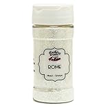 Backfist Customs Glitter Rome White Chunky Premium Polyester Glitter Multi Purpose Dust Powder 4oz for use with tumblers Slime Arts & Crafts Wine Glass Decoration Weddings Cards