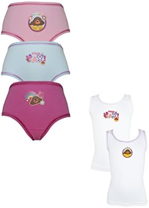 Cartoon Character Products Hey Duggee Girls Pants and Vest Underwear Set 18 Months - 3-4 Years (98-104 cms)