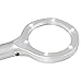 Magnifying Glass with LED Light, Lightweight Handheld Lighted 4X Magnifier (Silver) by Stalwart