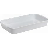 Pillivuyt Porcelain Large 3-Quart, 14-1/2-by-8-1/2-Inch Rectangular Baker
