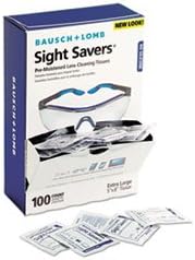 (3 Pack Value Bundle) BLO8574GM Sight Savers Premoistened Lens Cleaning Tissues