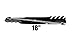 USA Mower Blades (3 CMB022BP Toothed High Lift Blade Fit Scag Husqvarna Toro 48108 481707 481711 48185 482462 Length 18in. Width 2 1/2in. Thickness .240in. Center Hole 5/8in. 36 50 52 54in. Deck