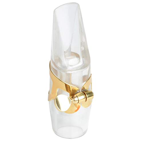 image for Baosity Durable ABS Plastic Eb Alto Saxophone Mouthpiece with Reed, Li
