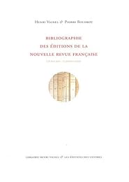 Bibliographie des Éditions de la "Nouvelle revue française"
