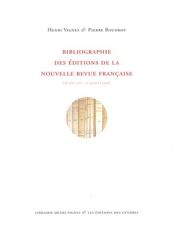 Bibliographie des Éditions de la 