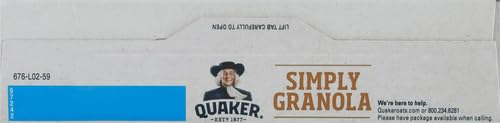 QUAKER SIMPLY GRANOLA, OATS, HONEY, & ALMONDS, 24.1OZ BOX