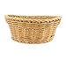 3 Piece Poly-wicker Oval Nestable Basket Set, Microwavable, and Dishwasher Safe.