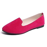 Midress ClearanceSale Women Ballet Flats Classy Simple Casual Slip-on Comfort Walking Shoes Comfortable Square Toe Lightweight Slip On Loafers