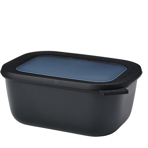 Mepal Multi bowl Cirqula rectangular 1500 ml / 50.7 oz - Nordic black
