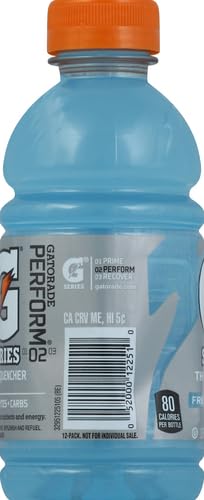GATORADE THIRST QUENCHER, GLACIER FREEZE, 12 FL OZ  SINGLE