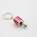Angelduck 3D Metal Car Gear Shift Box 6 Speed Keychain Gift, Random Color