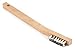 Forney 70506 Wire Scratch Brush, Stainless Steel with Wood Handle, 7-3/4-Inch-by-.006-Inch