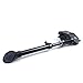 KSEV Bicycle Kickstand - Black Adjustable Ultra Strong Durable Aluminum Alloy Side Anti-Slip Kick Stand Fits 18