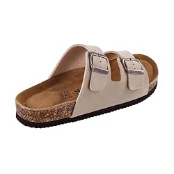 Unisex Cork Footbed Sandals with PU Leather