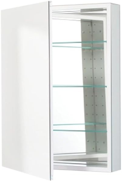 Amazon Com Robern Plm2430wle Pl Series Left Side Flat Mirror Medicine Cabinet With Outlet White Home Improvement