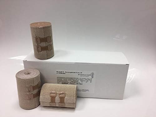 RS Medicare DUR Short Stretch Bandage 8 cm x 5 m 10 Bandages