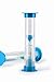 Sand Timer Set Blue 10pcs Pack (1 Minute) - Set of One Minute Hour Glasses for Kids, Adults - Comes in a Premium Box by Jade Active