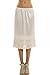 [Shop Lev] Women's Long Double Lace Satin Skirt Extender / Half Slip