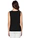 Women's Summer Loose Casual Chiffon Sleeveless Tank Blouse Shirt Tops,Black,Small
