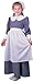 Girl's Grey & White Pilgrim Costume - Size Medium